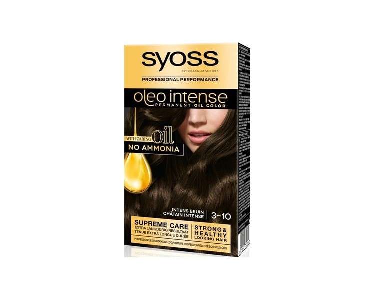 Syoss Color Oleo Intense 3-10 Intense Brown Hair Dye