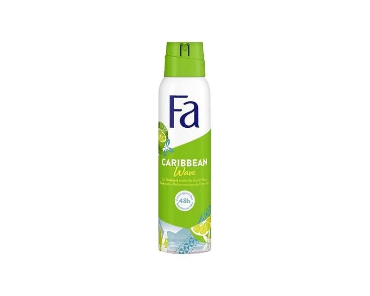 Fa Caribbean Wave Deodorant Spray Lemon 150 ml
