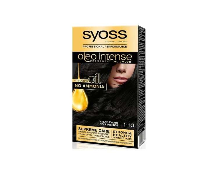 SYOSS Color Oleo Intense 1-10 Intense Black Hair Dye