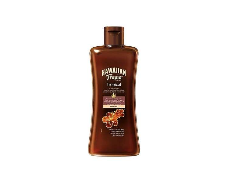 Hawaiian Tropic Tropical Tanning Oil with Coconut 200ml