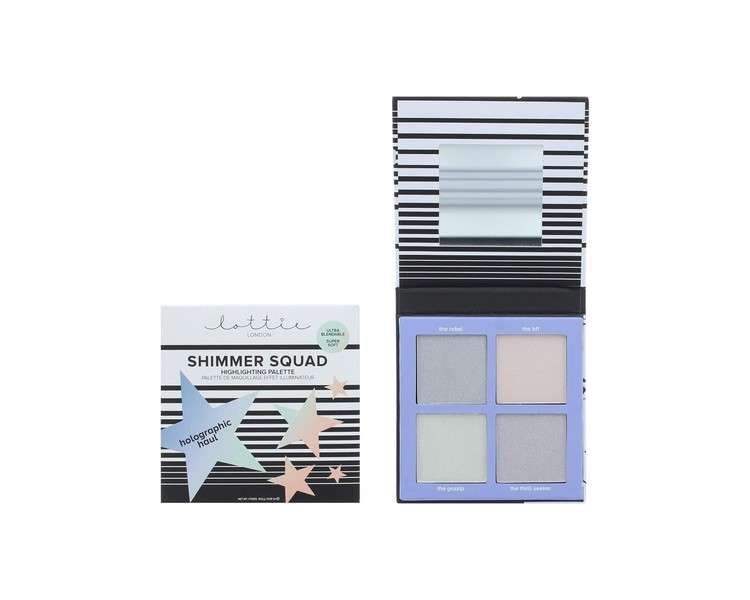 Lottie Shimmer Squad Highlighting Palette Holographic Haul 21g