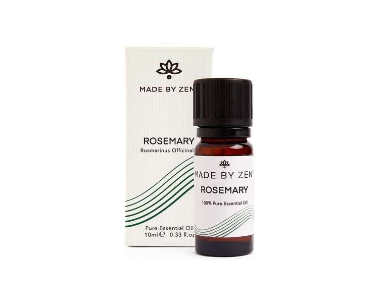 Made By Zen Rosemary Essential Oil 100% Pure for Diffusers - Aromatherapy Fragrances