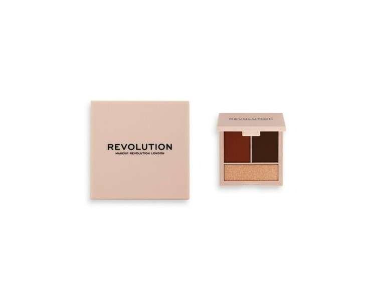 Makeup Revolution Face Powder Contour Compact Contouring Kit Medium 1pc