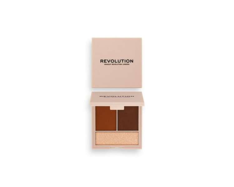 Makeup Revolution Face Powder Contour Compact Contouring Kit Light 1pc