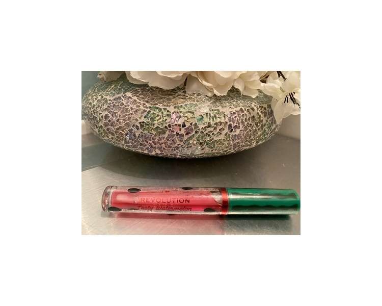 Revolution Tasty Watermelon Oil Infused Lip Gloss Shade Fresh New Sealed Item