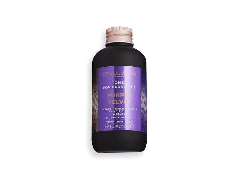 MakeUp Revolution Velvet for Brunettes Purple 150ml