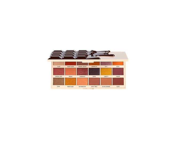 I Heart Revolution Chocolate Eyeshadow Palette 18 Caramel Nudes