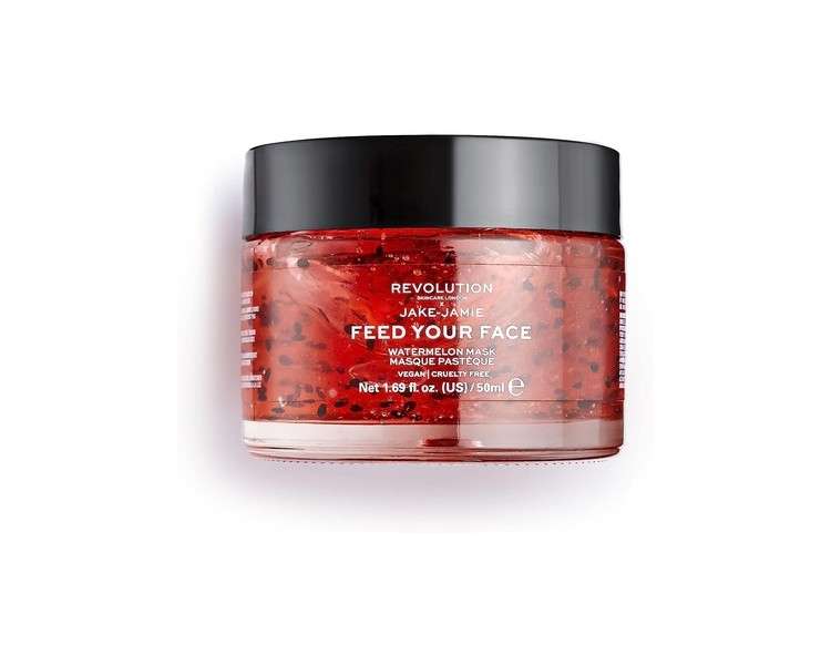 Revolution Skincare London Jake Jamie Watermelon Hydrating Face Mask Moisturising 50ml