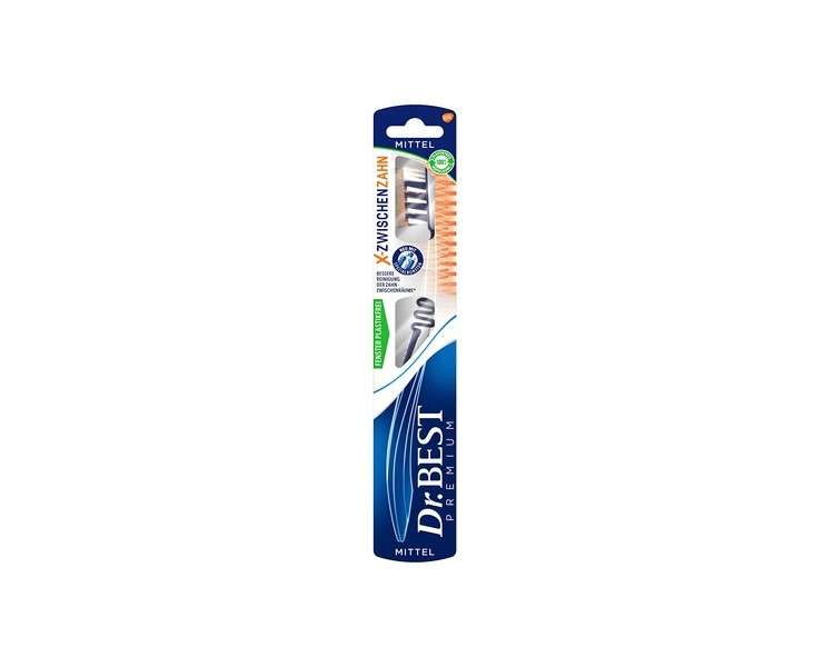 Dr. Best X-Interdental Toothbrush Medium for Up to 75% Better Interdental Cleaning