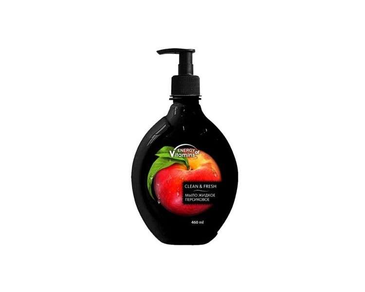 Energy of Vitamins Peach Fresh Liquid Soap 460ml Pump
