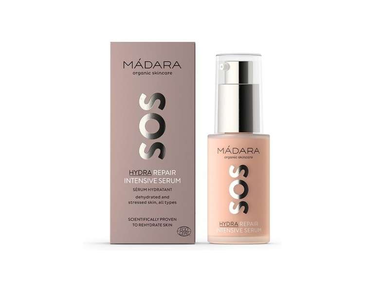 MADARA Organic Skin Care SOS Hydra Repair Intensive Serum 30ml Black