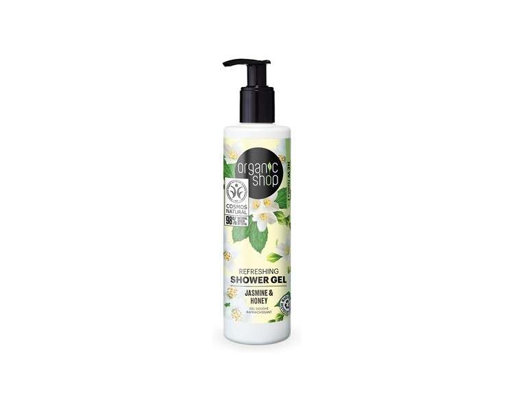 Organic Shop Refreshing Shower Gel Jasmine and Honey 280ml