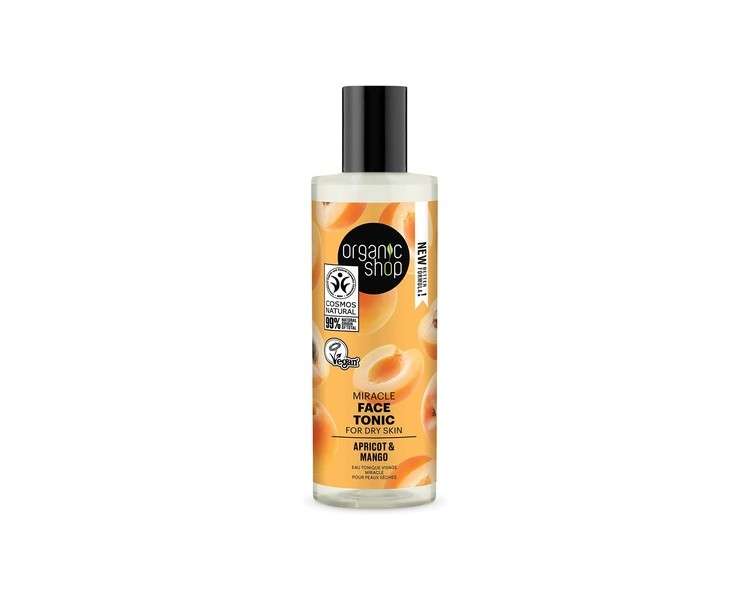 Organic Shop Miracle Face Tonic for Dry Skin Apricot and Mango 150ml