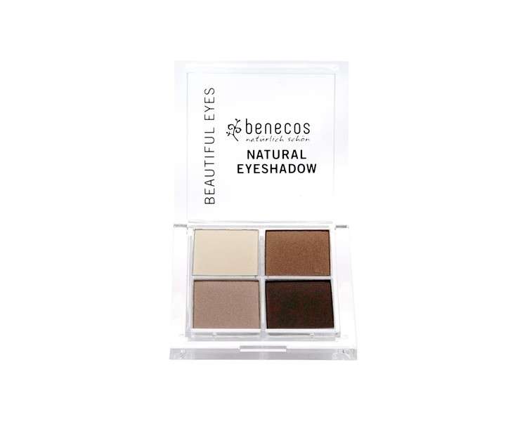 Benecos Vegan Coffee & Cream Natural Quattro Eyeshadow Palette