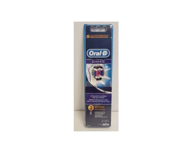 Oral-B 3D White Braun Electric Replacement Toothbrush Heads