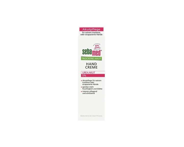 Sebamed Dry Skin Hand Cream Urea Akut 5% 75ml - German Import