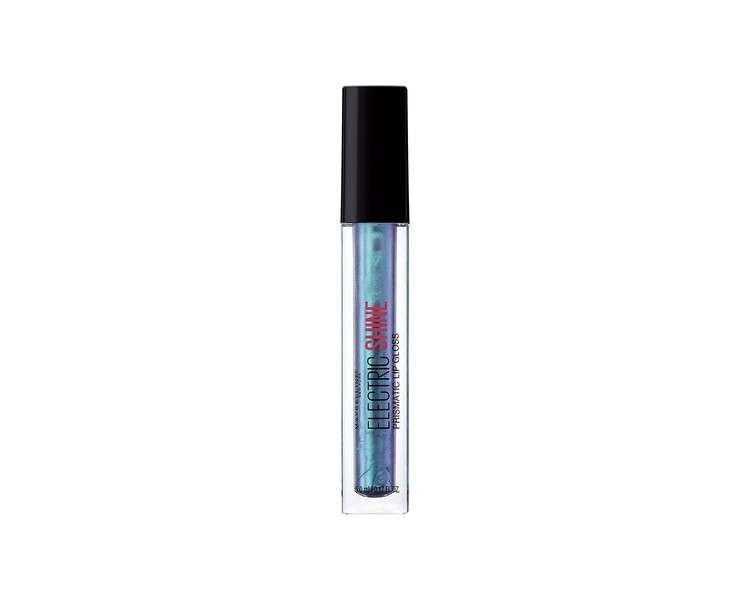 Maybelline New York Electric Shine Holographic Lip Gloss Electric Blue 165