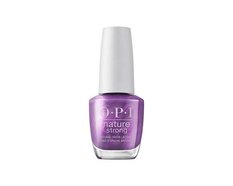 OPI Nature Strong Nail Polish Quick Dry Vegan Nail Varnish With Long-Lasting Results Made With Natural Ingredients Purple Shades Achieve Grapeness