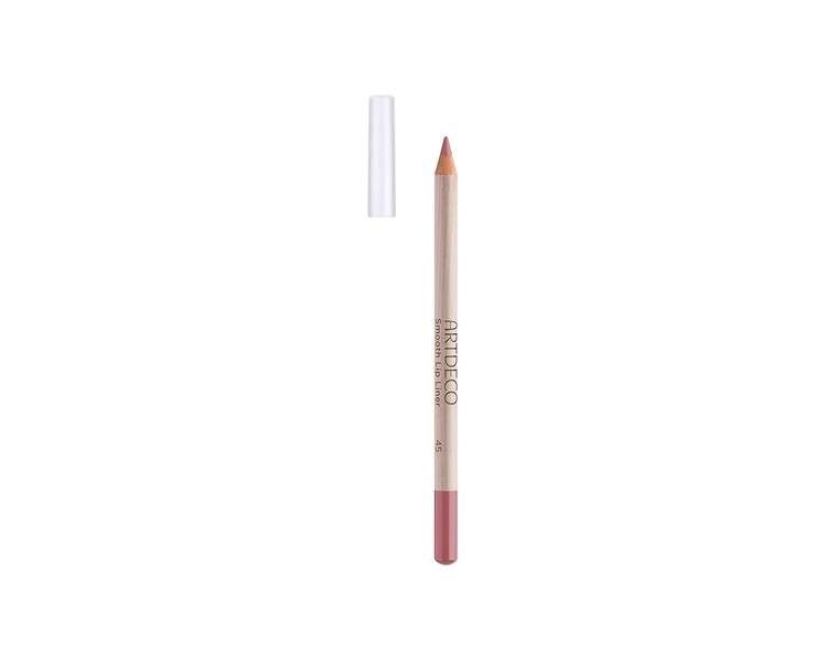 Smooth Lip Liner Sustainable Contour Pen Long Lasting No. 45 Velvet Nude