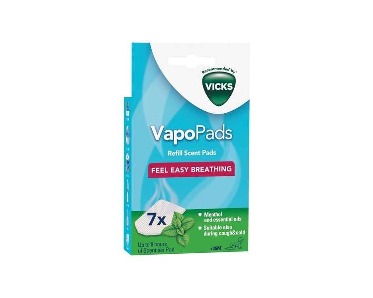 Vicks VapoPads Menthol Scented Pads with Essential Oils