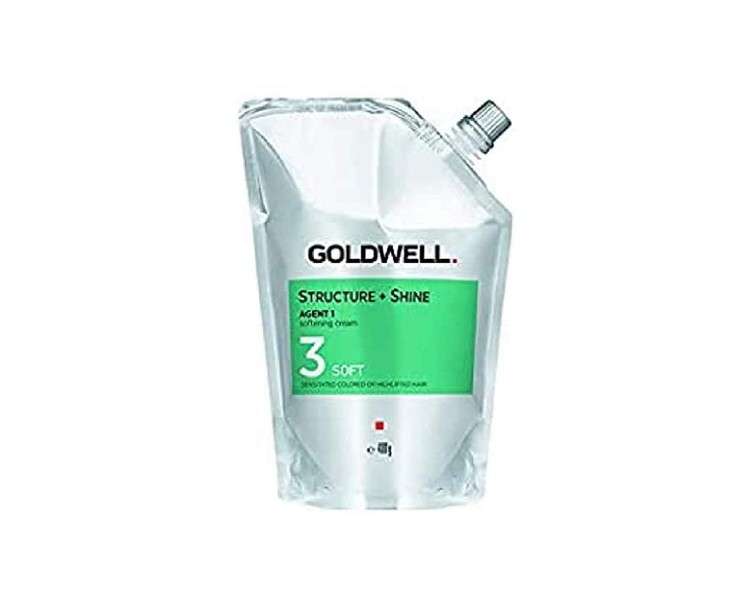 Goldwell Structure + Shine Agent 1 Relaxer 3 Soft Straightening Cream 400ml