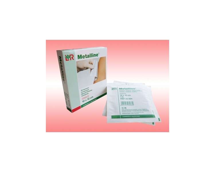 METALLINE Sterile Compresses 10x12cm - Pack of 10