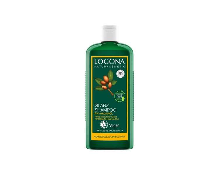 Logona Naturkosmetik Shine Shampoo Organic Argan Oil With Natural Shine Formula