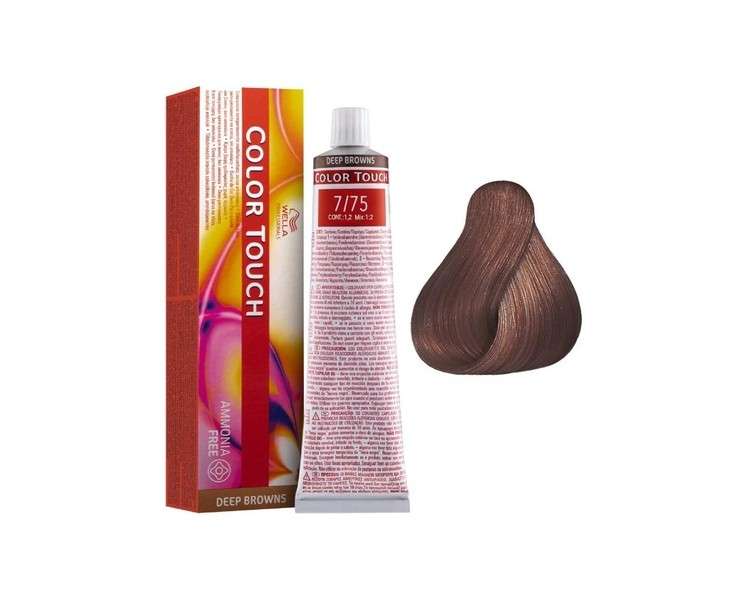 Wella Color Touch Permanent Hair Color 4/57 60 ml Castano Mogano Marrone