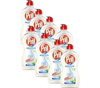 Pril Sensitive Aloe Vera Hand Dishwasher Liquid pH Neutral with Silk Effect 450ml