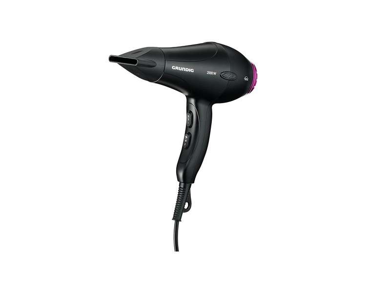 Grundig GMS0610 HD 5585 Compact Professional Hair Dryer with AC Motor and Diffuser 2000W
