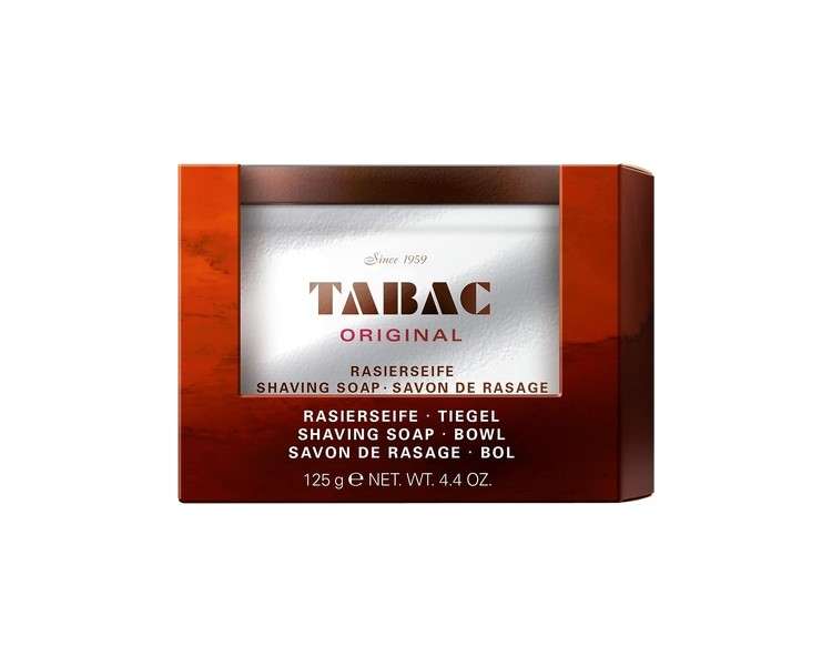 Tabac Original Shaving Soap in Bowl 125g - Enables Easy and Thorough Shave Since 1959