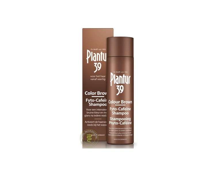 Plantur 39 Brown Color Phyto Caffeine Shampoo 250ml for Women