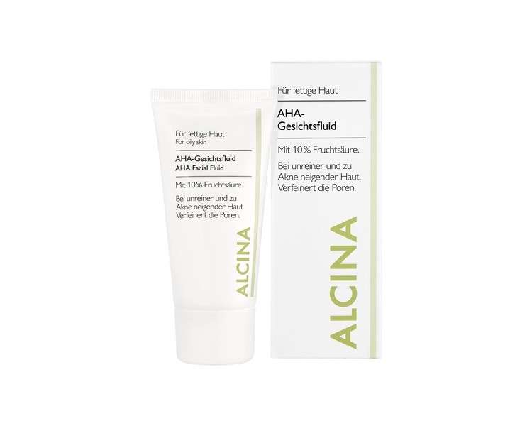 Alcina F/M AHA Face Fluid 10% 50ml