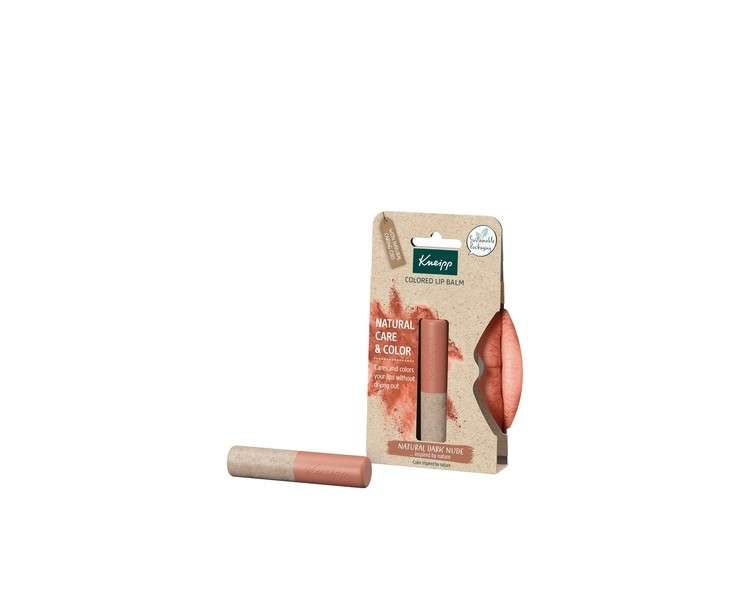 Kneipp Lip Balm with Natural Color Dark Nude Length Effect Vegan and 100% Natural Origin