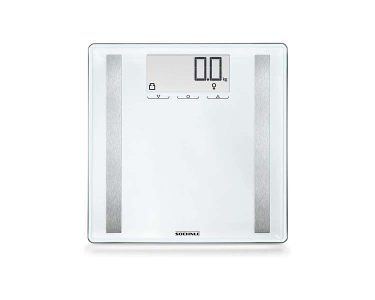 Soehnle Shape Sense Control Electronic Bathroom Scale 200 Scale White