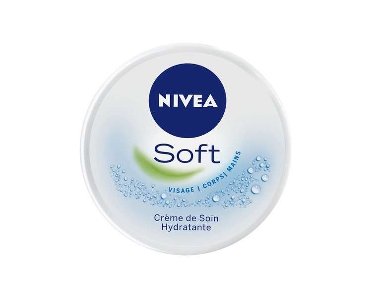 Nivea Soft Face Body Hand Moisturizing Care Cream 200ml