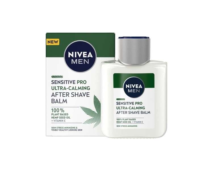 NIVEA MEN Sensitive Pro Ultra-Calming Aftershave Balm with Hemp Seed Oil 100ml