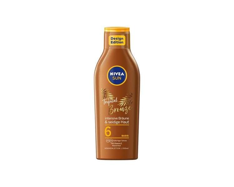 Nivea Sun Tropical Bronze Sun Lotion SPF 6 with Carotene Extract and Vitamin E 200ml