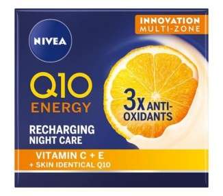 NIVEA Q10 Energy Recharging Face Night Cream 50ml