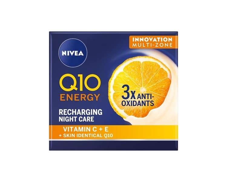 NIVEA Q10 Energy Recharging Face Night Cream 50ml