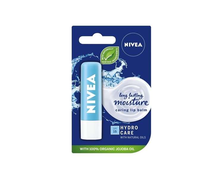 Nivea Hydro Care Lip Balm SPF15 4.8g