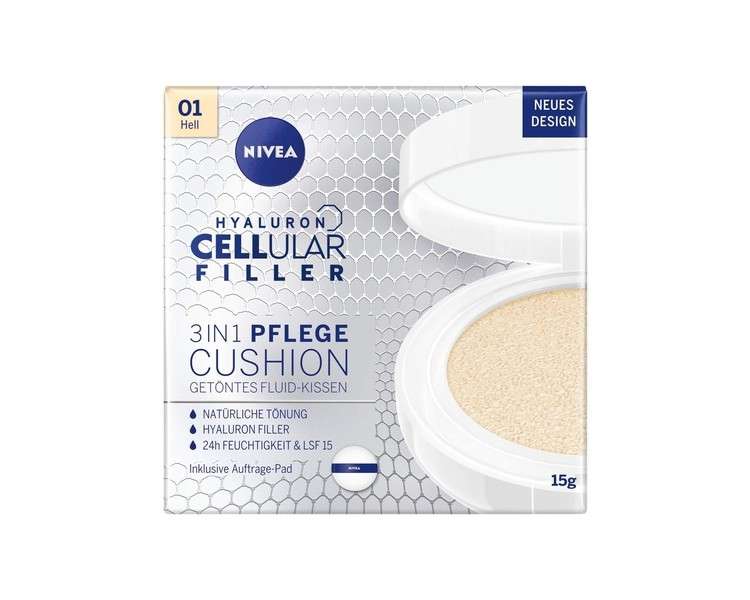 Nivea 3-in-1 Anti-Age Care Cushion for Natural Tinting and Moisture Light Skin Type