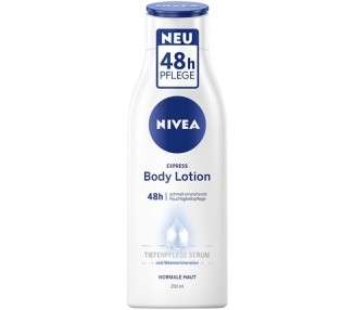 NIVEA Express Body Lotion 250ml Bottle