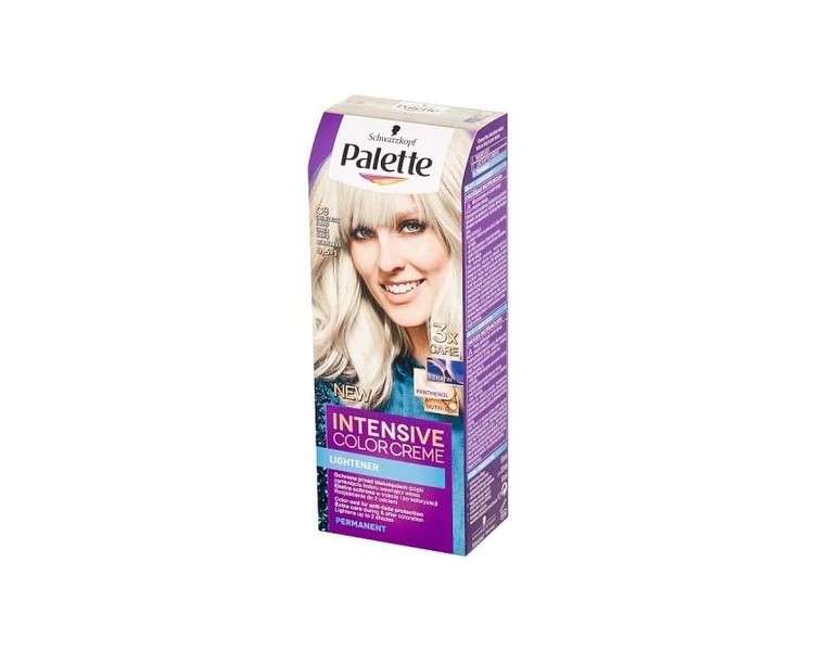 Schwarzkopf Palette Intensive Color Creme Permanent Hair Dye with Mask for All Hair Types C9 Platinum Silver