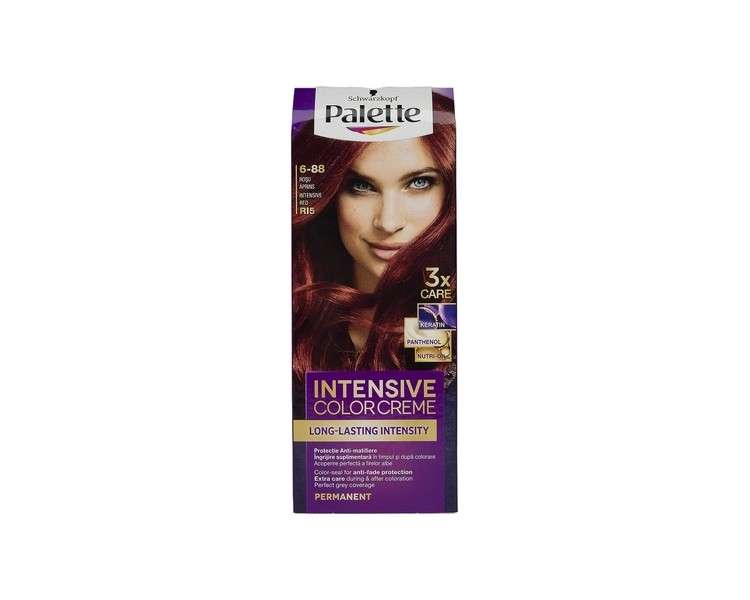 Palette Intensive Color Cream Permanent Hair Dye Bright Red
