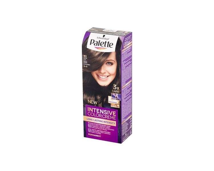 Palette Intensive Color Creme N3 Middle Brown Permanent Hair Color