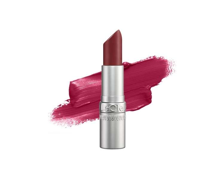 T. LeClerc Satin Lipstick Shade 55 Pimpant Vegan Dermatologically Tested