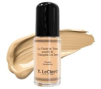 T. LeClerc Liquid Foundation Powder 02 Light Matte Vegan Dermatologically Tested - Rose Matte