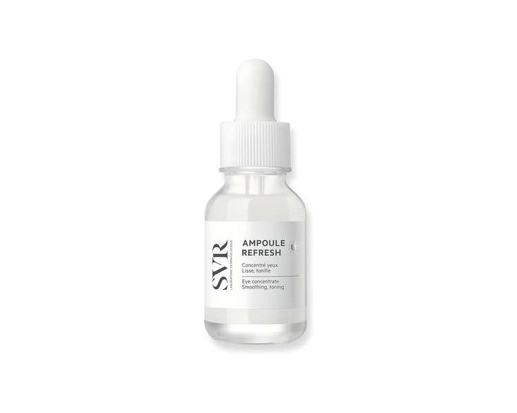 SVR Ampoule Refresh Revitalizing Morning Eye Serum with Hyaluronic Acid, Peptides, and Caffeine 15ml