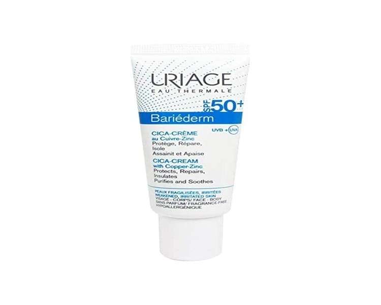 Uriage Bariederm Cica Cream SPF50+ 40ml